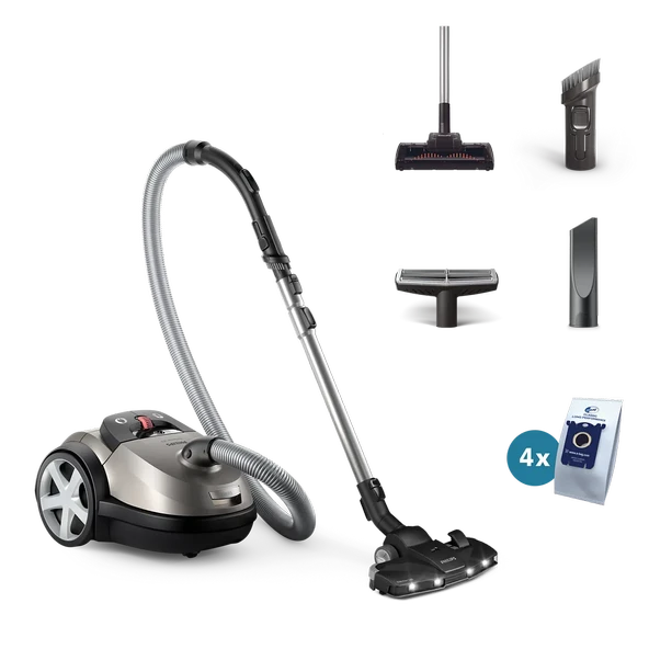 Philips Performer LED XD8152/12 899 W Toz Torbalı Elektrikli Süpürge - 3