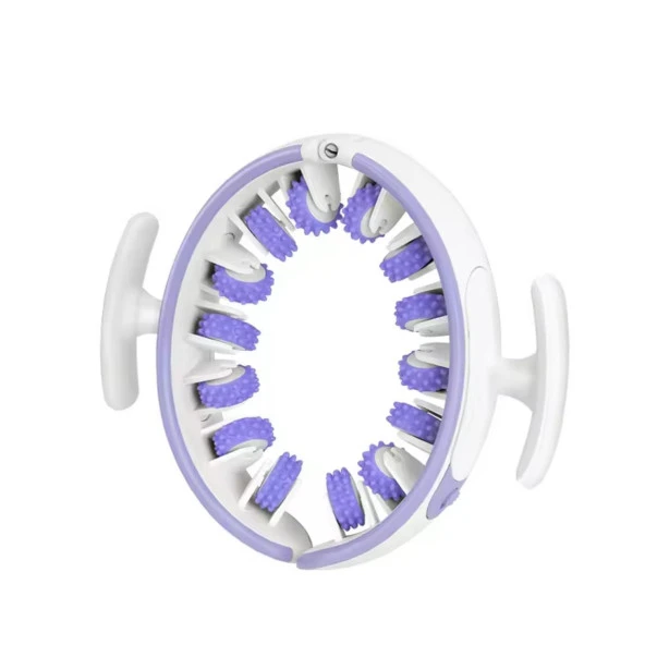 Çok Fonksiyonlu Ayrılabilir Selülit Masaj Aleti Masaj Rulosu Mor Renk - Resim 2