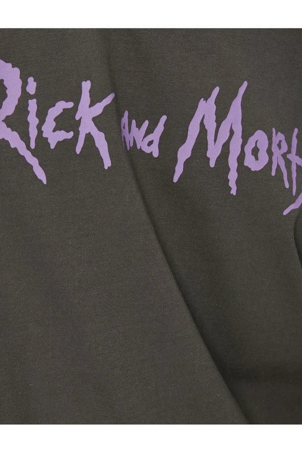 Rick ve Morty Tişört Lisanslı Pamuklu - 6