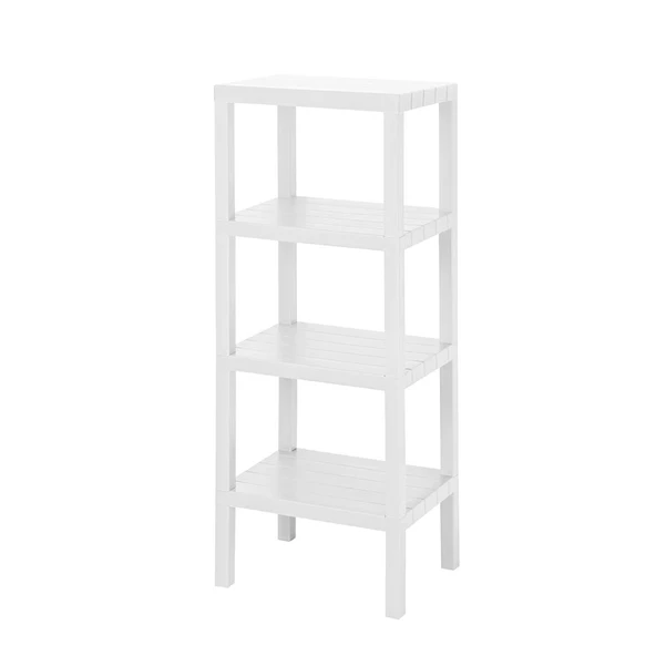 Mithra Life 4 Katlı Plastik Beyaz Banyo Mutfak Rafı MIT1049 - 2
