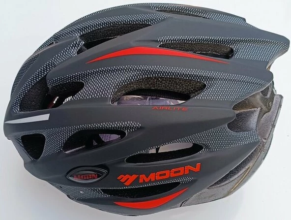 MOON KASK MTB MV-29 SİYAH-KIRMIZI