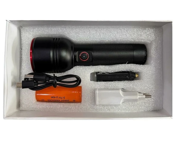 Powerdex PD-6900 Zoomlu Şarjlı El Feneri 20W 2000 Lümen - 11