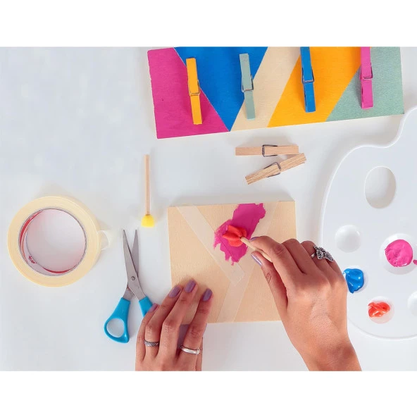 Vege Krepe (Maskeleme) Bantı 36x30 m Bej Gp - Resim 6