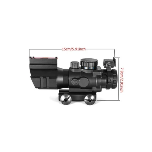 Spike 4x32 Arpacıklı 3 Renk Işıklı Taktikal Dürbün - 22
