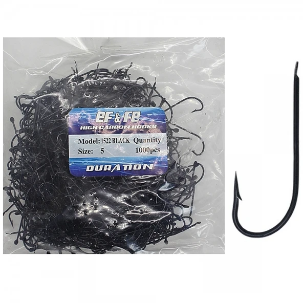 İğne 1522 Siyah Carbon Dökme Poşette 1000 adet - Resim 4