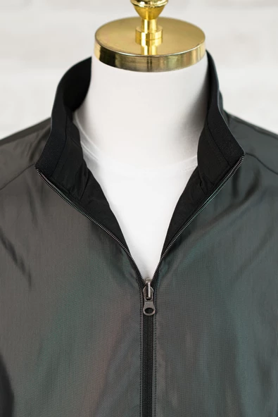 Advante Yandan Cepli Beli Lastikli Dik Yaka Regular Fit Çift Taraflı Baharlık Mont - 11