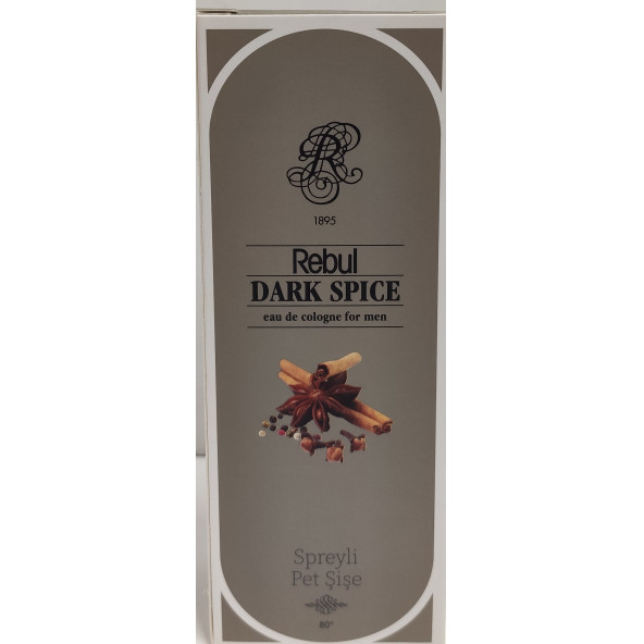 REBUL DARK SPICE KOLONYA PET SPREYLİ ŞİŞE 125ML - 2