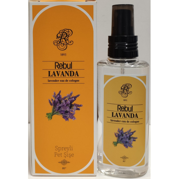 REBUL LAVANDA KOLONYA PET SPREYLİ ŞİŞE 125ML ürün görseli 1