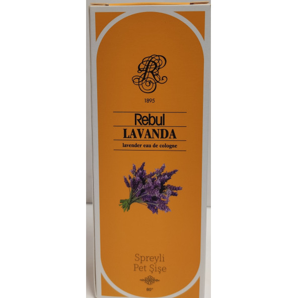 REBUL LAVANDA KOLONYA PET SPREYLİ ŞİŞE 125ML - Resim 2