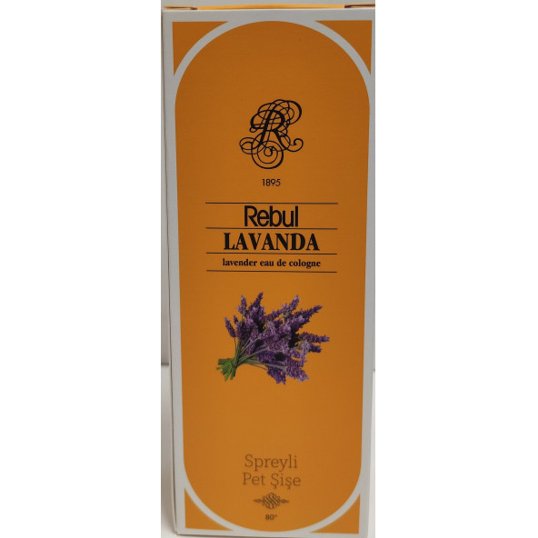 REBUL LAVANDA KOLONYA PET SPREYLİ ŞİŞE 125ML - Resim 3