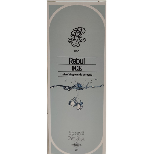 REBUL ICE KOLONYA PET SPREYLİ ŞİŞE 125ML - Resim 2