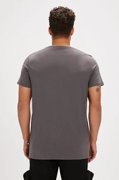 Bad Bear FAVE T-SHIRT ASPHALT Erkek Tişört K.Gri S-XXL - 4