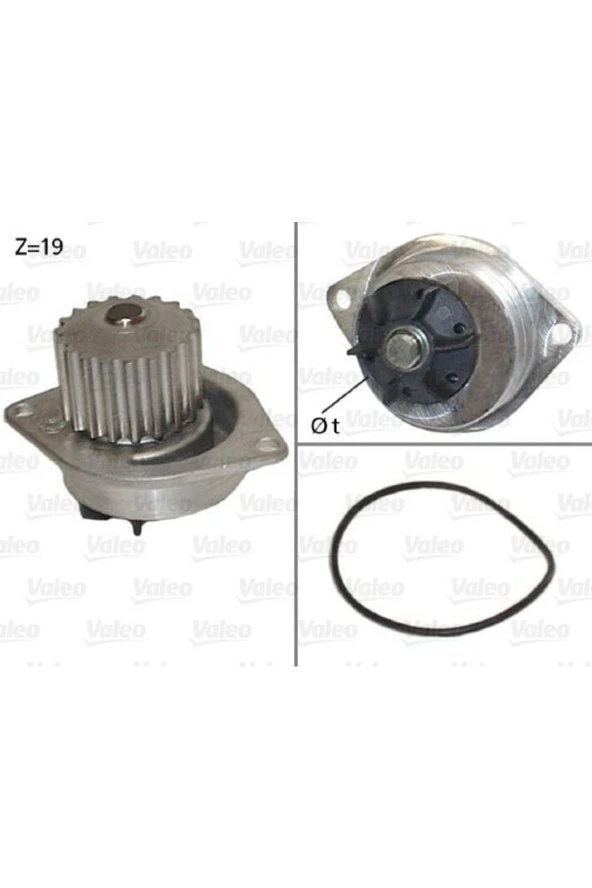 506714 Devırdaım (su Pompası) P206 P207 P307 C1 C2 C3 (ı Iı Iı) C3 Plurıel Xsara Iı Dv4td (1,4 Hdı 8