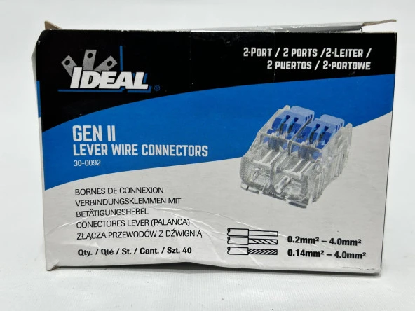 Ideal 2 Port Kollu Tel Konnektörü 30-0092 (40lı Paket) - Resim 3