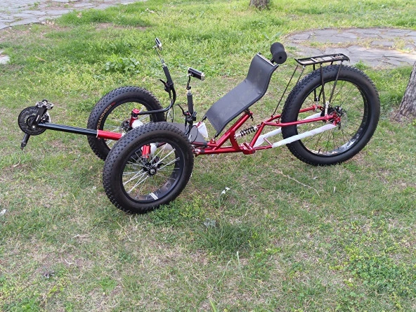 Fat Bike Yatar 3 Tekerli Katlanır Vitesli Bisiklet 20-26 Jant - 3