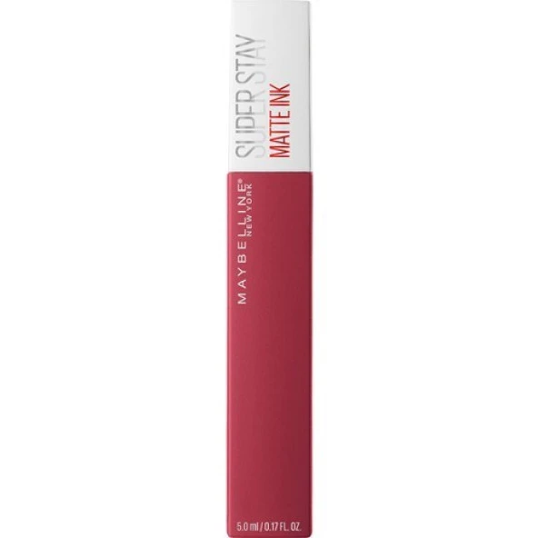 Maybelline New York Super Stay Matte Ink Unnude Likit Mat Ruj - 80 Ruler - Kırmızı/Pembe