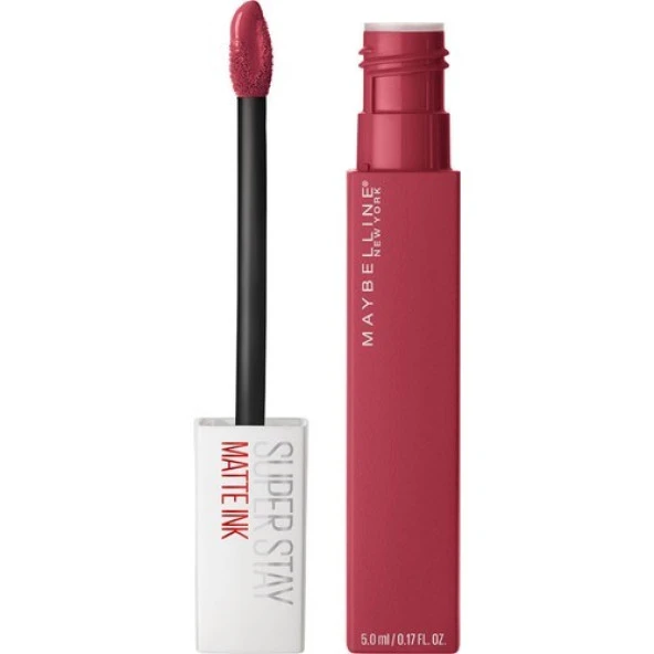Maybelline New York Super Stay Matte Ink Unnude Likit Mat Ruj - 80 Ruler - Kırmızı/Pembe - 3