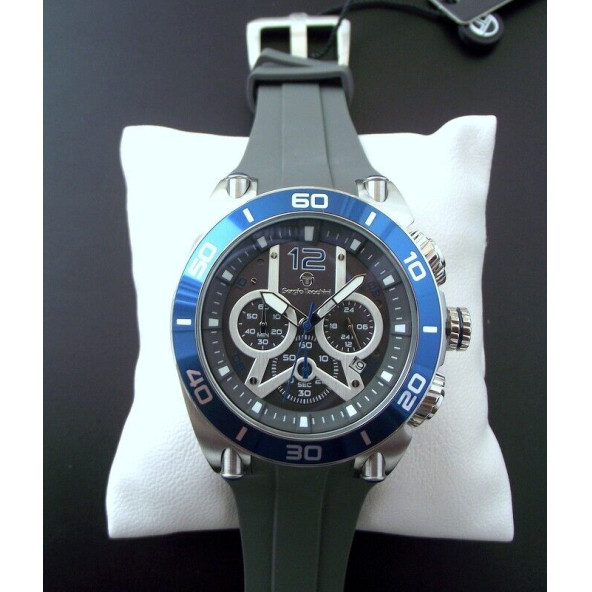 Sergio Tacchini ST.5.10004-4 Chronograph Sport Erkek Kol Saati - 5