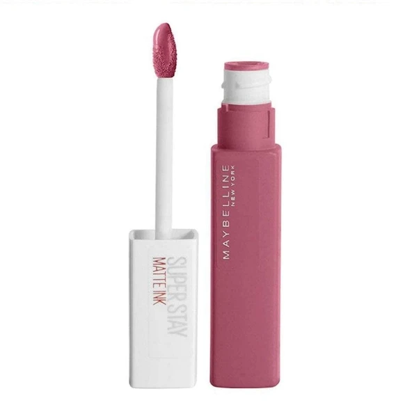 Maybelline New York Super Stay Matte Ink Likit Mat Ruj, 125 Inspirer, Pembe, 5 ml - 3