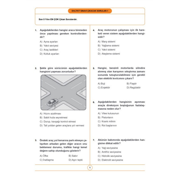 Ehliyet Deneme Seti 10 Deneme - 4