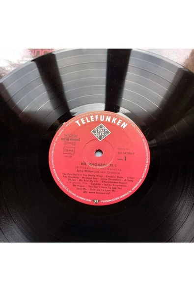 Jerry Wilton Und Sein Orchester* ?– Hit Magazin 71/1 (28 Happy Hits For Dancing) 33 lük plak - vinyl - 2