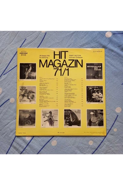 Jerry Wilton Und Sein Orchester* ?– Hit Magazin 71/1 (28 Happy Hits For Dancing) 33 lük plak - vinyl - 6