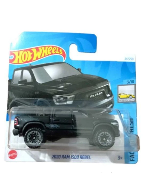 Hot Wheels 2020 RAM 1500 Rebel 3/10 24/250 Model Araba