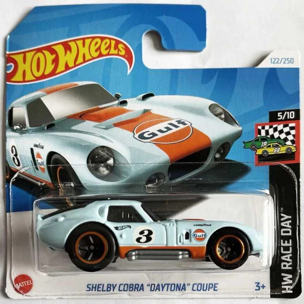 Hot Wheels Shelby Cobra Daytona Coupe 5/10 122/250 Model Araba