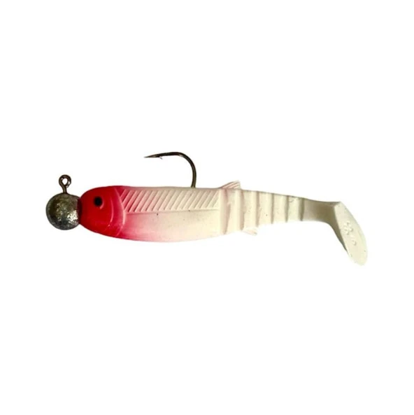 Savage Gear Cannibal 8cm 13gr Red Head Hazır Zokalı Silikon Yem