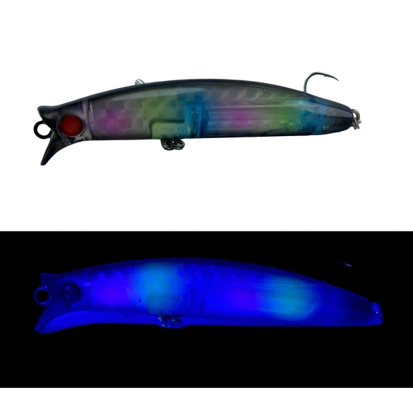 Ege Fish V Gaga 92mm 15.5 Gr Maket Balık  13 Siyah Şeker