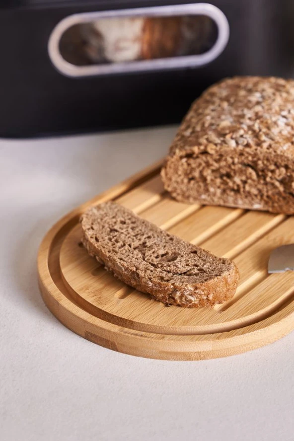 Stream 2in1 Ekmek Kutusu/kesme Tahtası Black - 2