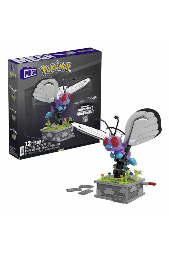 Mega Pokemon Kinetik Buttrfree HKT22 - Resim 2