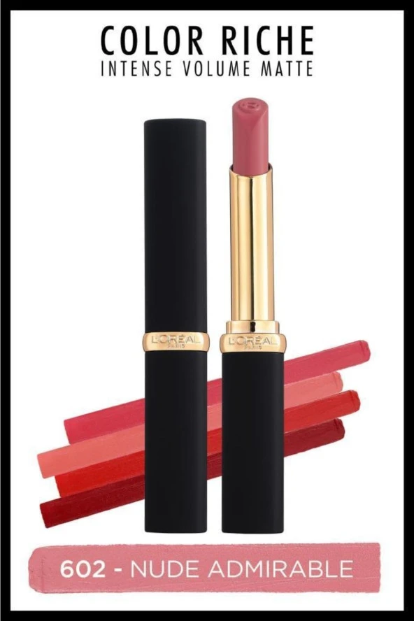 L'Oreal Paris Color Riche Intense Volume Matte Ruj - 602 Nude Admirable