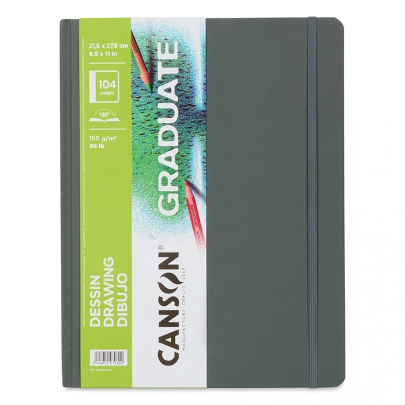 Canson Graduate Drawing 21.6x27.9cm 52 Yaprak 160gr Çizim Defteri / C31200L039