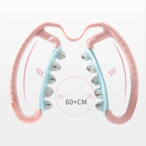 14 Silindirli Selülit Masaj Aparatı Pembe Renk - Resim 3