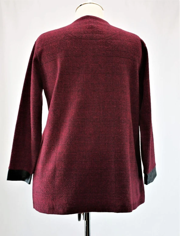 3453 Düğmeli Çift Cepli Ceket - 2