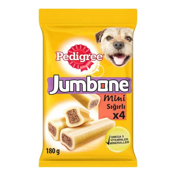 Pedigree Jumbone Mini Köpek Ödül Kemiği 4 Lü Paket 160 Gr