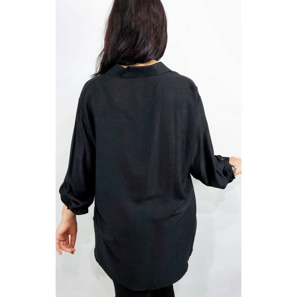 500 Büyük Beden Gömlek Tunik - 3