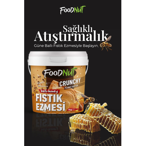 FoodNut Ballı Fıstık Ezmesi 1 Kg - 3