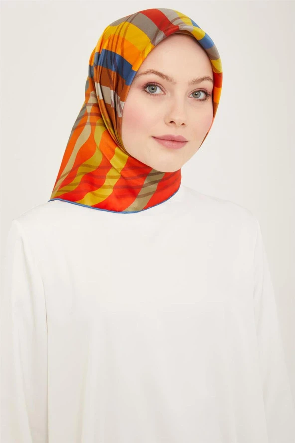 Armine 90 x90 Sura Ipek Eşarp 24ya9107 53