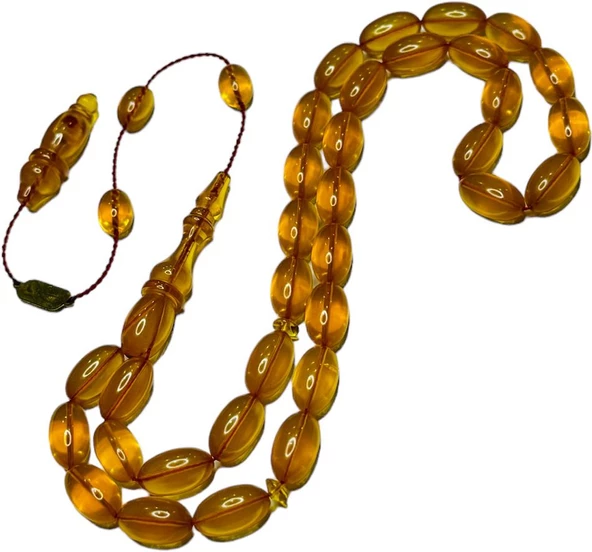 El İşçiliği Ateş Kehribar Tesbih Hcz-Model VVF ürün görseli 1