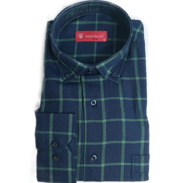 5214 Kareli Classic Gömlek