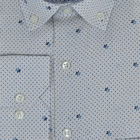 5136 Desenli Classic Gömlek - 2