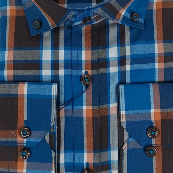 5316 Ekoseli Classic Gömlek - 2