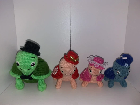 Renkli Tosbik Takım Amigurumi Organik Oyuncak - 1