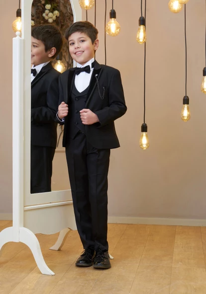 Erkek Çocuk Smokin Takım Elbise