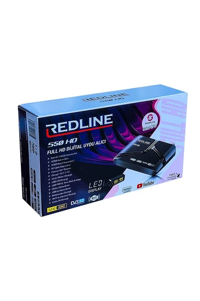 REDLİNE S50 Hd Uydu Alıcısı (Yerli Üretim) 2 Yıl Garanti