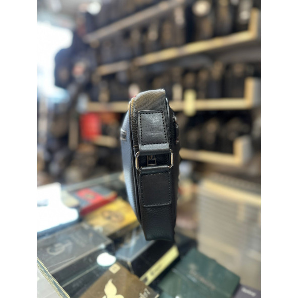 TRG POLO SİYAH ERKEK EL &  OMUZ ÇANTASI - Resim 2