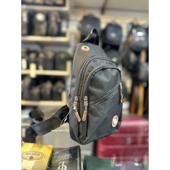 TRG POLO SİYAH BEL ÇAPRAZ ÇANTA - Resim 2