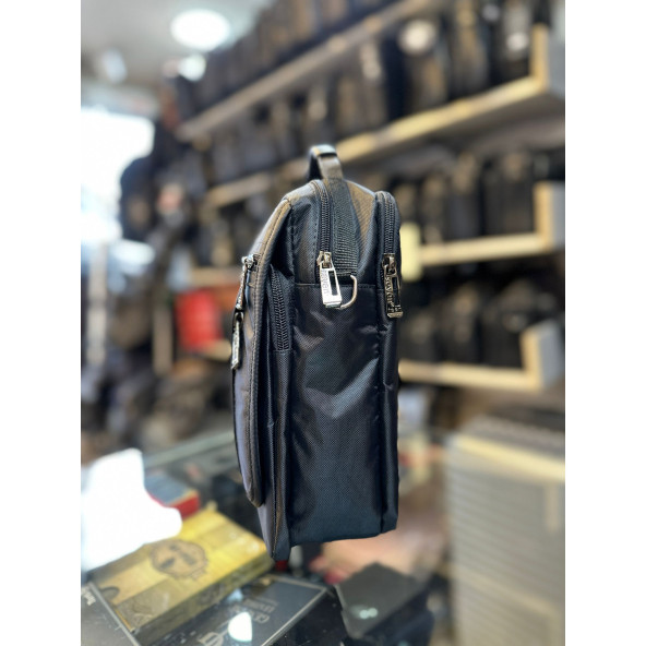 TRG POLO SU GEÇİRMEZ KETEN KUMAŞ EL ÇANTASI - Resim 2